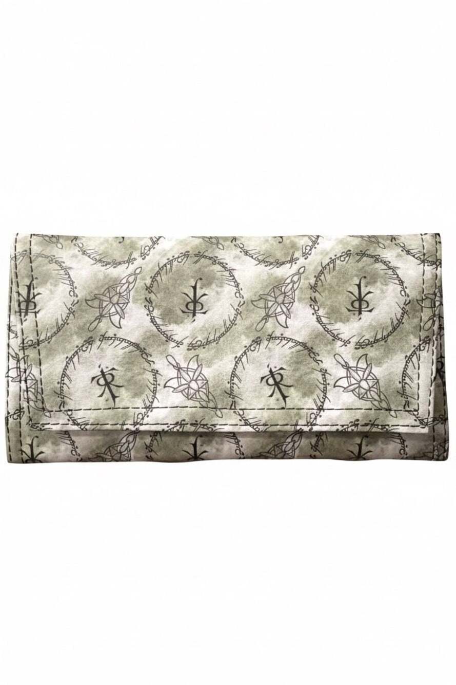 The Lord of the Rings Ring of Power Zip Around Wallet 8 x 4.5”